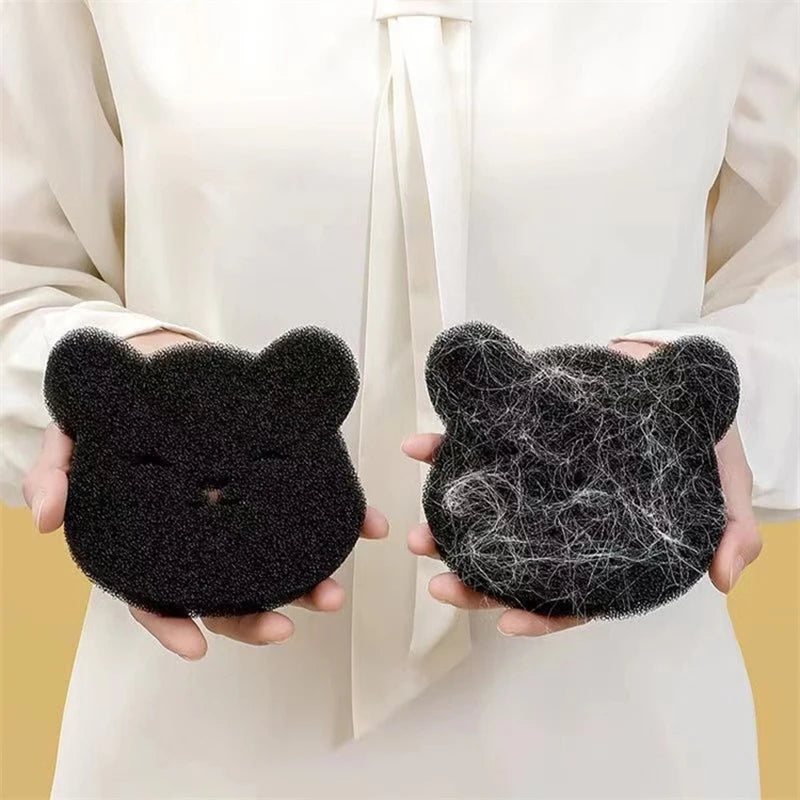 2 /4 Sets Of Household Pet Hair Remover, Machine Washed Bear Sticky