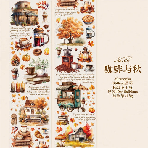 Card Lover 5cm*2m [River of Years Series] Vintage Journal Masking Tape