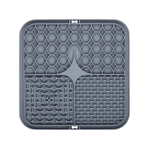 Pet Lick Silicone Mat Dogs Pet Slow Food Plate for Dog Bathing