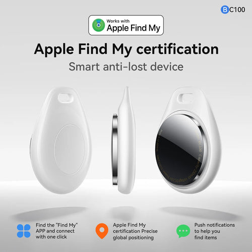Airtag is compatible with Apple IOS phone, Find My, Bluetooth mini
