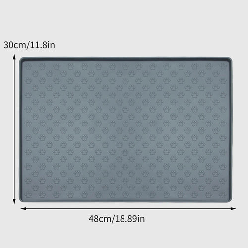 Pet Placemat Nonspill Easy to Clean Foldable Cat and Dog Feeding Mat