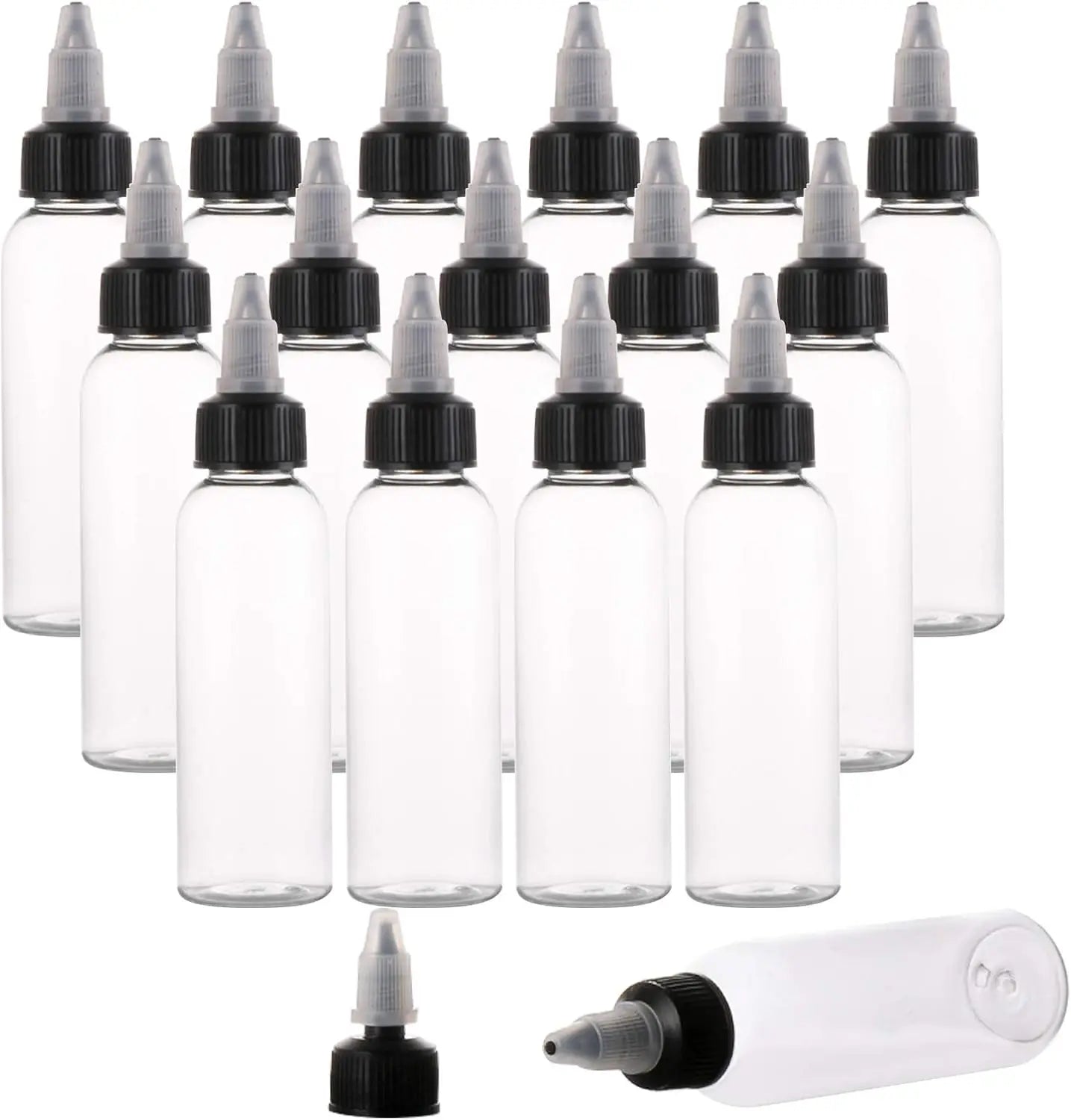 5Pcs 30ml/60ml/100ml/120ml/150ml Plastic PET Juice Liquid Capacity