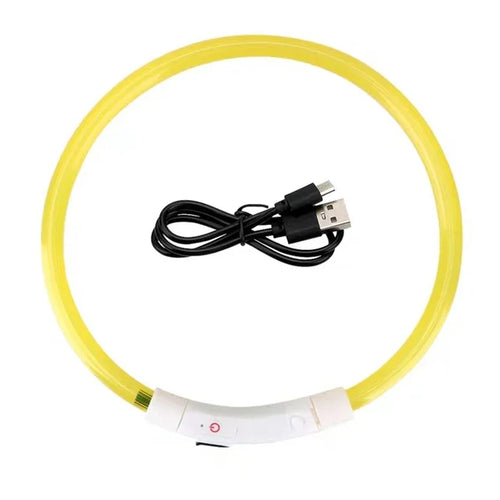 Led Dog Collar Luminous Usb Cat Dog Collar 3 Modes Led Light Glowing