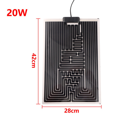 5-45W Reptiles Heat Mat Pet Heating Warm Pads Adjustable Temperature