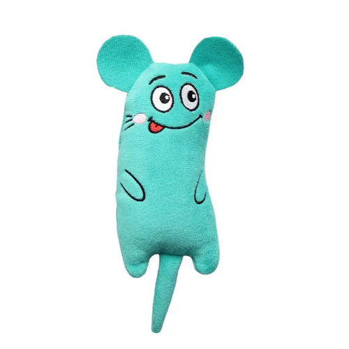 Funny Pet Plush Embroidery Catnip Toy Cat Expressive Mouse Toys