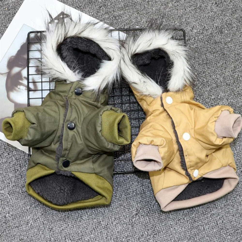 Winter Puppy Pet Dog Coat for Small Medium Dogs Thicken Warm Chihuahua