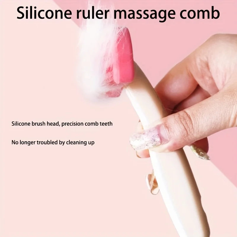 1Pc Detachable Rabbit Massage Hair Removal Comb For