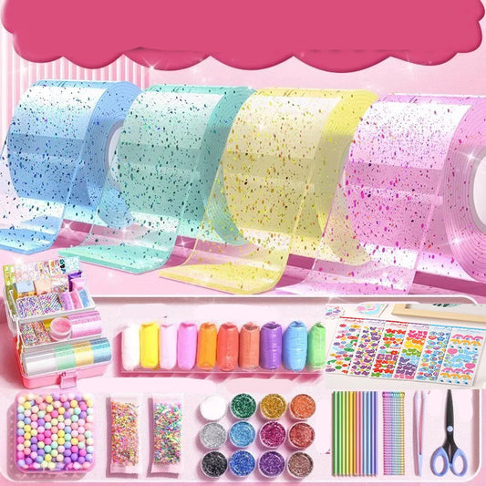 PET Nano Glue Kneading Music Blowing Bubble Full Set Of Nano Tape
