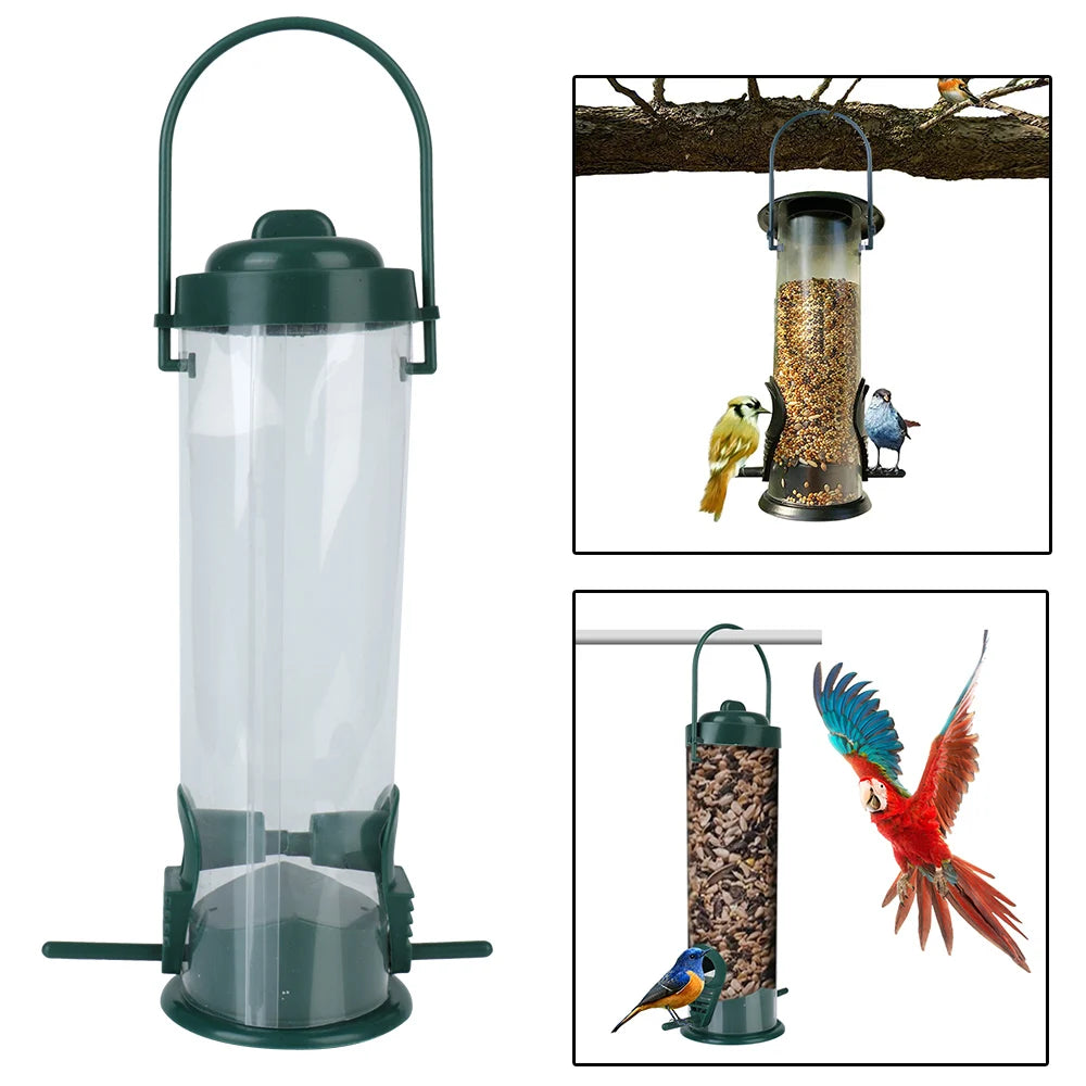 Wild Bird Seed Feeder Pet Supplies Hanging Garden Paddock Bird Feeding