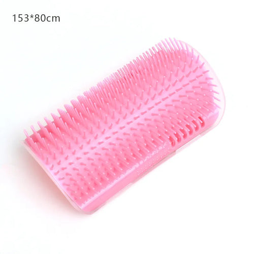 Cat Massage Tool Pet Hair Removal Massage Comb Wall Corner Self