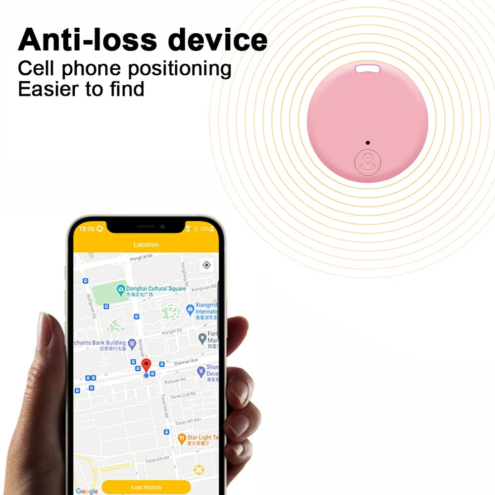 Anti-Lost Device Mini GPS Tracker Bluetooth Pet Kids Wallet Tracking