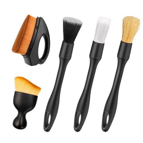 4-5PCS Car Detailing Brush Set Air Conditioning Vent Clean Crevice