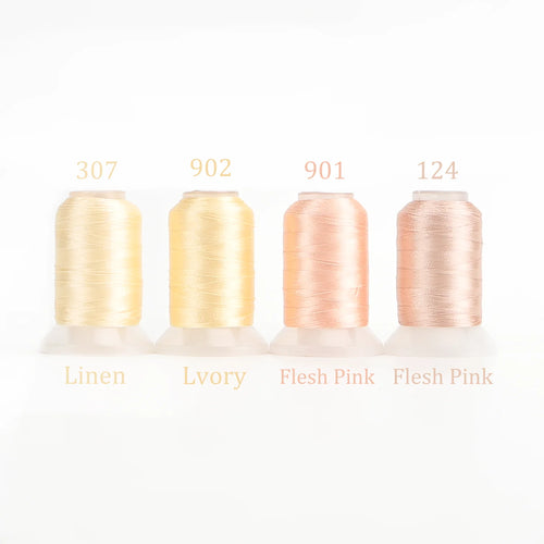 4/5 Brother Colors Set Premium Polyester Embroidery Thread 500 Meters