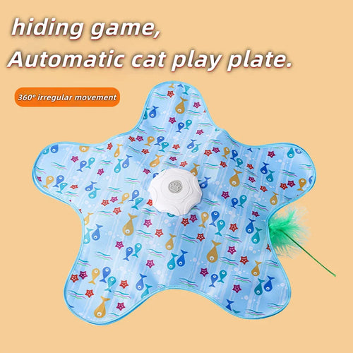 Electric cat turntable pet toy self-stimulating and relieving boredom