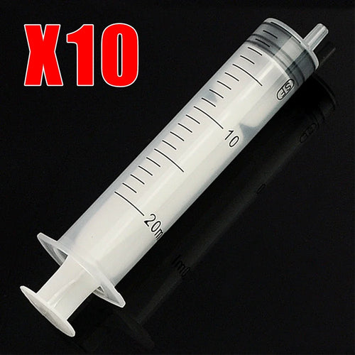 1ml 2.5ml 3ml 5ml 10ml 20ml 30ml 50ml 10Pcs Disposable Syringe pet No