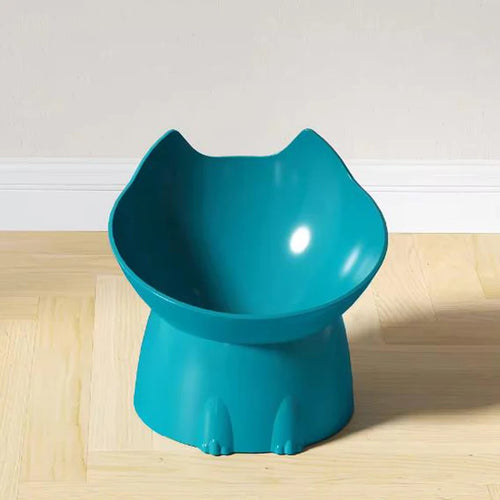 Cat bowl with long ears and high feet bowl cat and dog neck protection