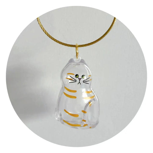 Transparent Cute Dog Pendant Keychain Creative Pet Hair Storage