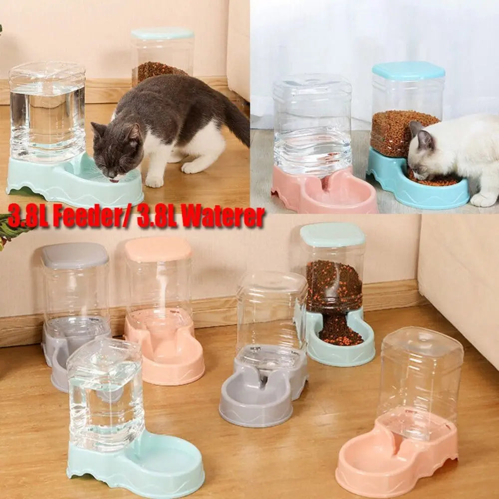 3.8L PP material Pet feeder Pet Water Fountain Drink Bowl Automatic