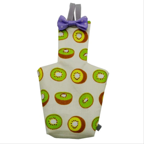 Parrot Diaper with Bowtie Cute Colorful Fruit Floral Cockatiel Pigeons