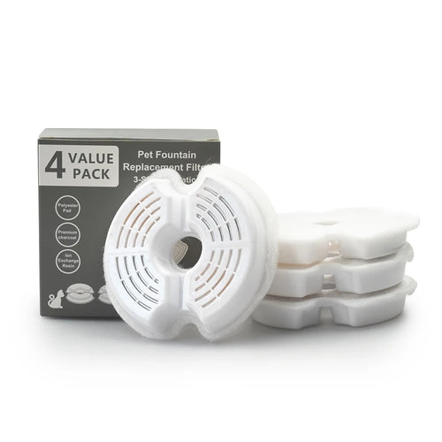 Pack of 8/12 Pet Water Fountain Filters Cat Dog Replacement Activated