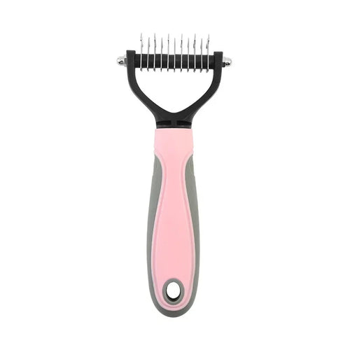 Cat Hair Removal Comb Dog Hair Removal Brush Stainless Steel Double