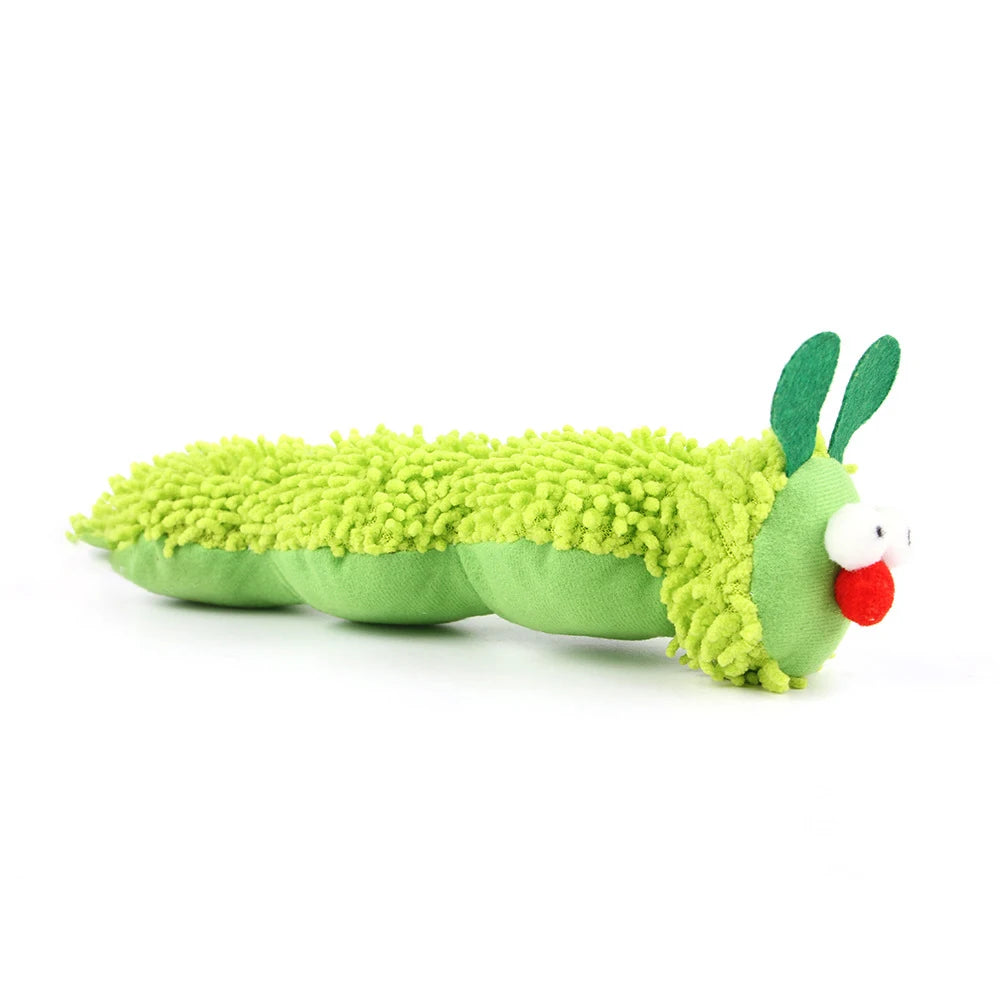 Cat Chew Toys Caterpillar Catnip Molar Toy Silvervine Cat Teaser