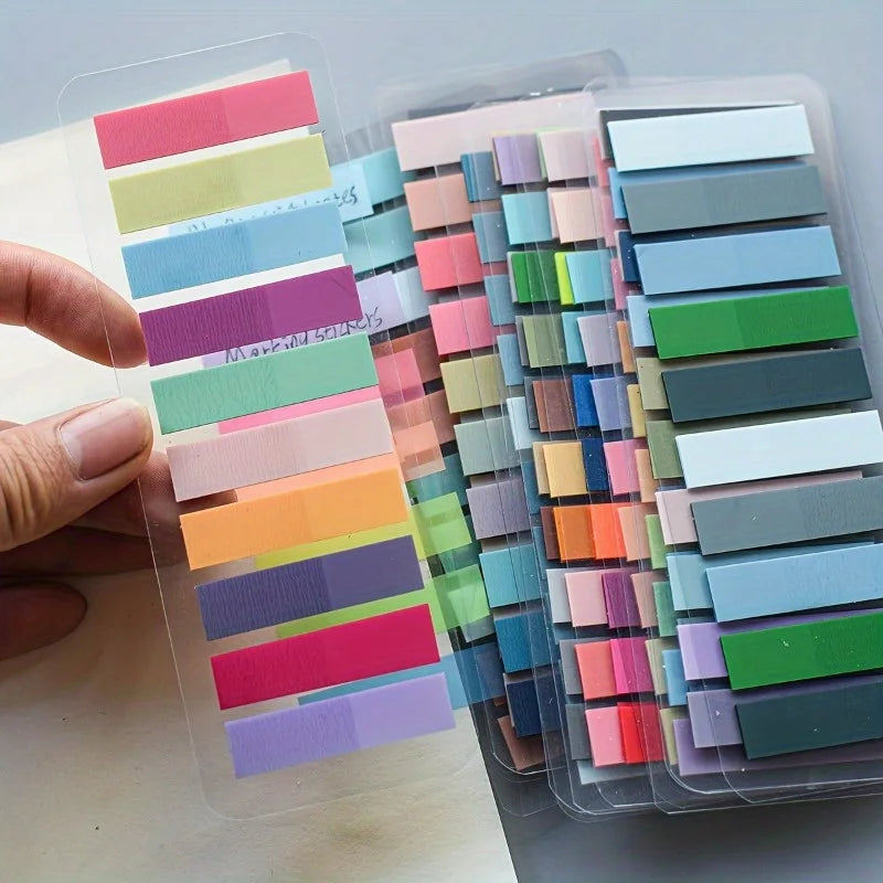 PET Morandi Color Translucent Convenience Sticker Marking Index