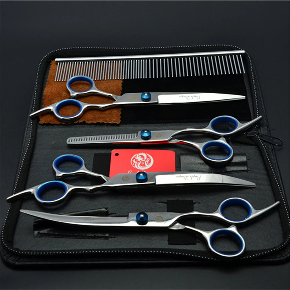 Dog Grooming Scissors Purple Dragon 6" 7" Stainless Pet Beauty