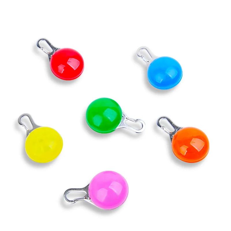 Led Dogs Collars Pendant Rechargeable Pet Usb Luminous Collar Pendant
