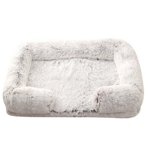 Sofa Dog Bed Plush Pet House Non-slip Cat Mat Thicken Removable Cat