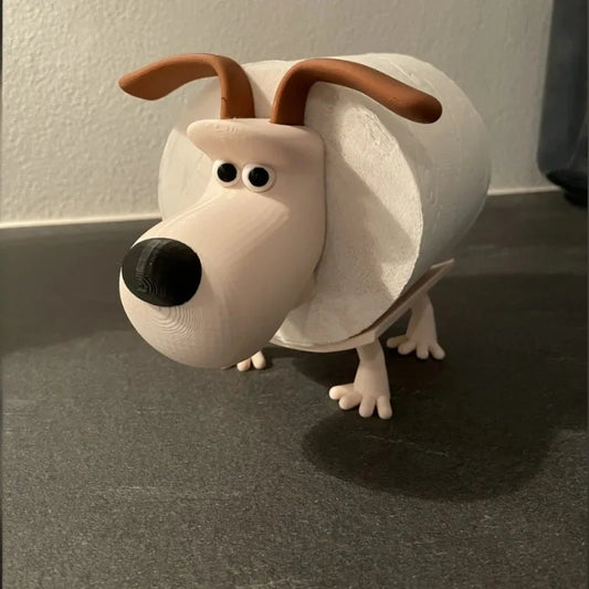 Puppy Toilet Holder Home Decor Bathroom Accessory Storage Suitable for