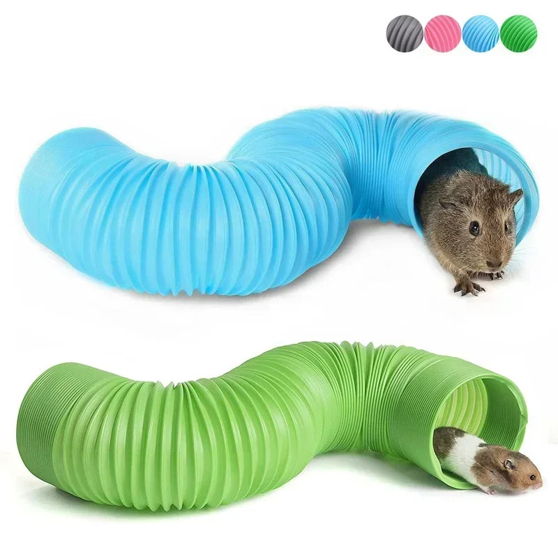 Small Pet Fun Tunel Telescopic 100cm Pipe Ferret Supplies Training