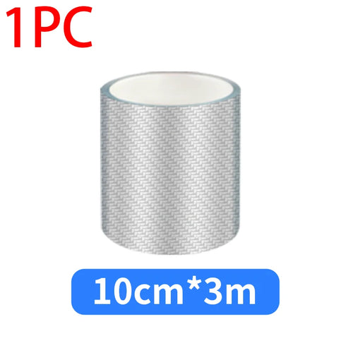 SEAMETAL 3D Carbon Fiber Car Protective Film Door Threshold Protector