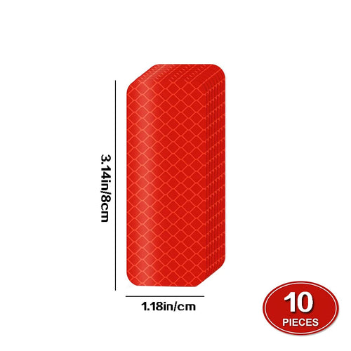 10 Reflective Stickers, Warning Safety Reflective Stickers, Pet Safety