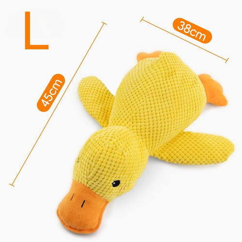 Calming Duck Toy for Dog,Soothing Plush Pet Toys with Sound Quack, Pet
