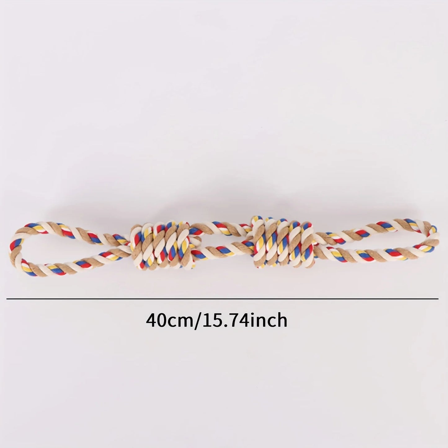 40cm Pet Indestructible Toy For Medium Large Dogs Tough Nature Cotton