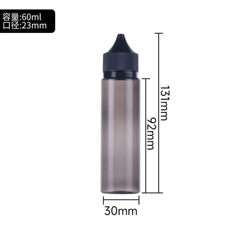 5Pcs10-120ml PET Empty Bottle Plastic Oil Filling Bottle Portable