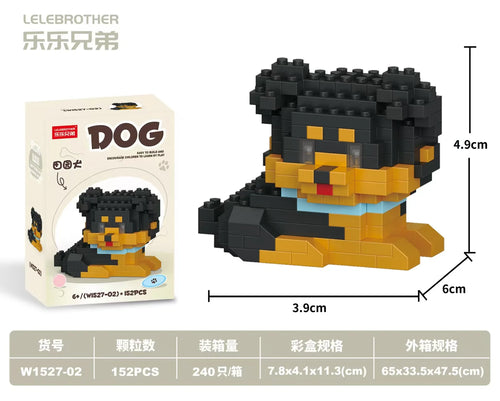Hot Selling Particle Assembly Building Blocks Pet Cat Dog Assembly
