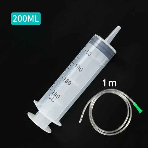 Large Vacuum Capacity Syringe 100/200/300/500ml Reusable Syringe Oil