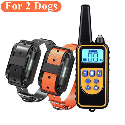 800m Electric Dog Training Collar Waterproof Pet Remote Control