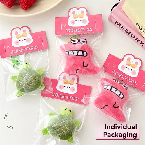 1/4 Pcs Cute Pet Brooch Pendant Cartoon Plush Crocodile Turtle Doll