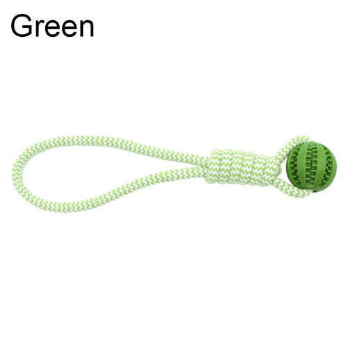 Pet Toy Dog Chew-Resistant Cotton Rope Hand-Pulled Treat Ball Teeth