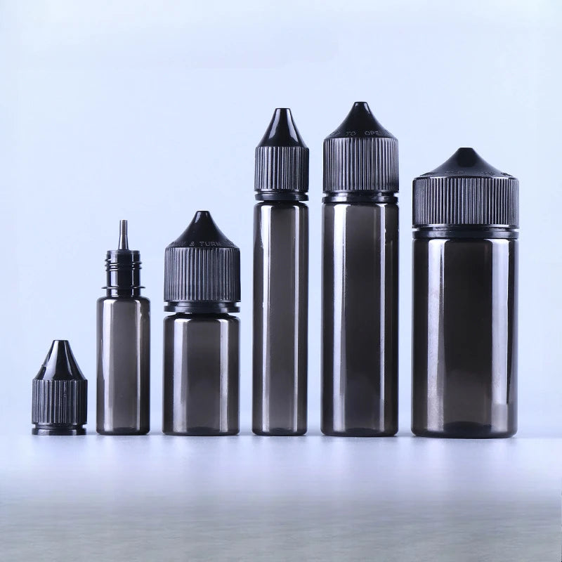 5Pcs10-120ml PET Empty Bottle Plastic Oil Filling Bottle Portable