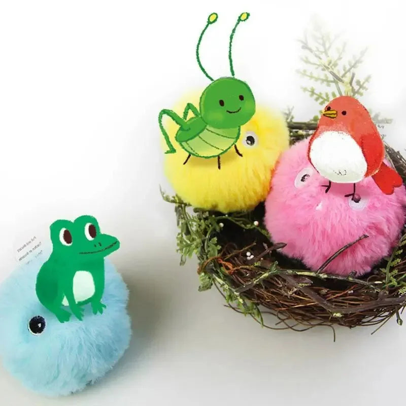 Cat Toys Balls Sound Frogs Birds Chirping Crickets EVA Balls Rolling