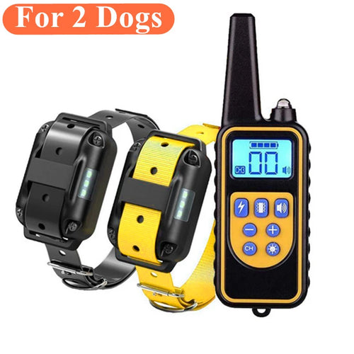800m Digital Dog Training Collar Waterproof Rechargeable Remote
