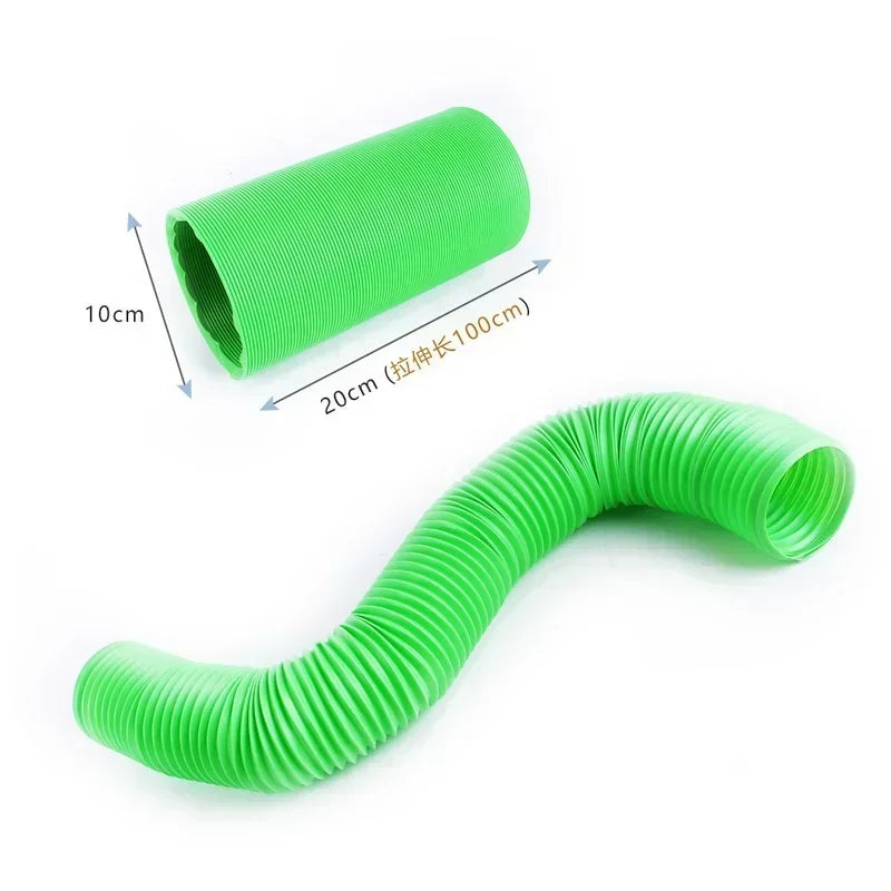Small Pet Fun Tunel Telescopic 100cm Pipe Ferret Supplies Training