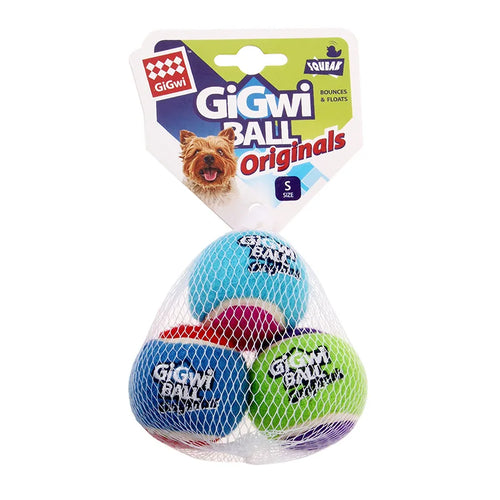 Pet Dog Squeaky Tennis Ball Interactive Dog Toys High Bounce Sound