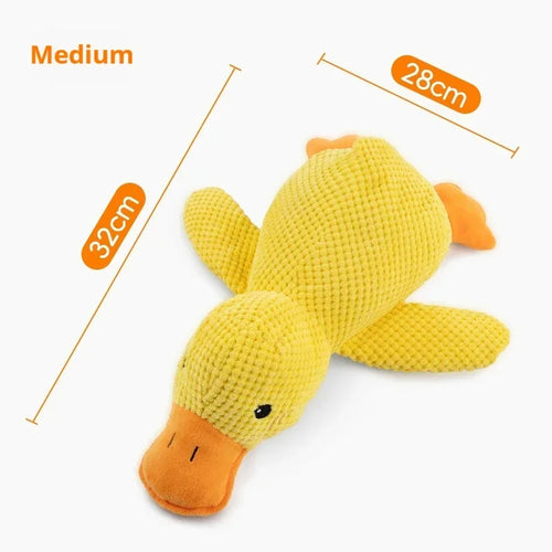 Pet Plush Toy Dog Calming Duck Companion Sleeping Duck Toys Chew Toy