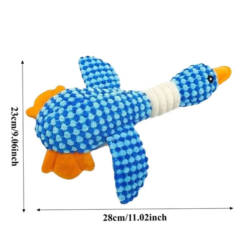 Calming Duck Toy for Dog,Soothing Plush Pet Toys with Sound Quack, Pet