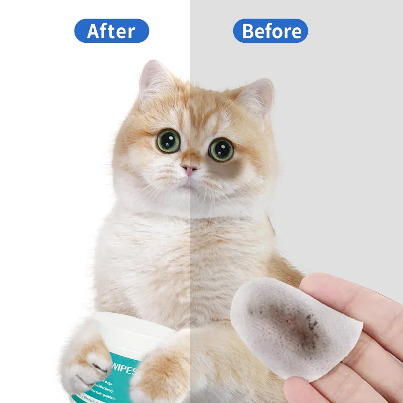 Pet Cleaning Products Eye Wipes To Remove Tear Marks Cleaning Wet
